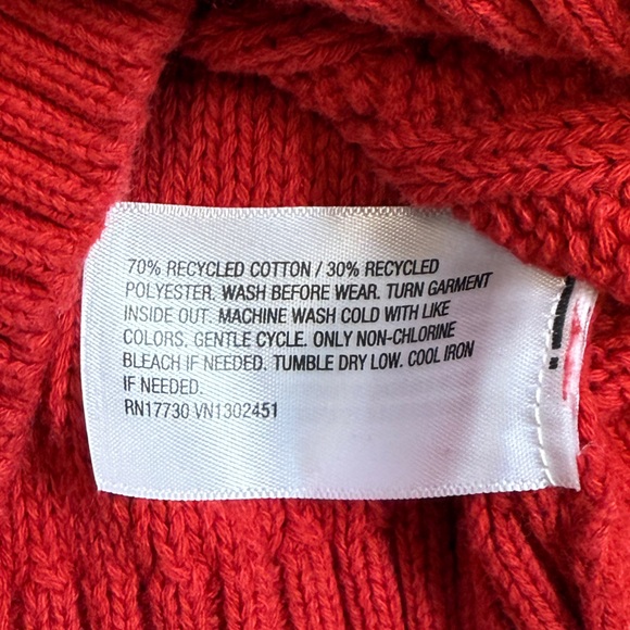 Cat & Jack: Boys Red Cable Knit Pullover Sweater, Size 3T - Picture 8 of 8